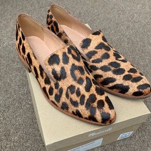 Madewell Orson Loafers/Notched Loafers in Leopard